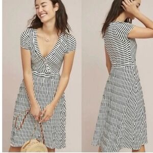 Maeve Anthropologie Paladino Textured Dress Women Small Parisian‎ Fisherman